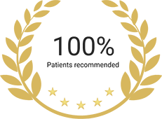 100% patients recommended clinic